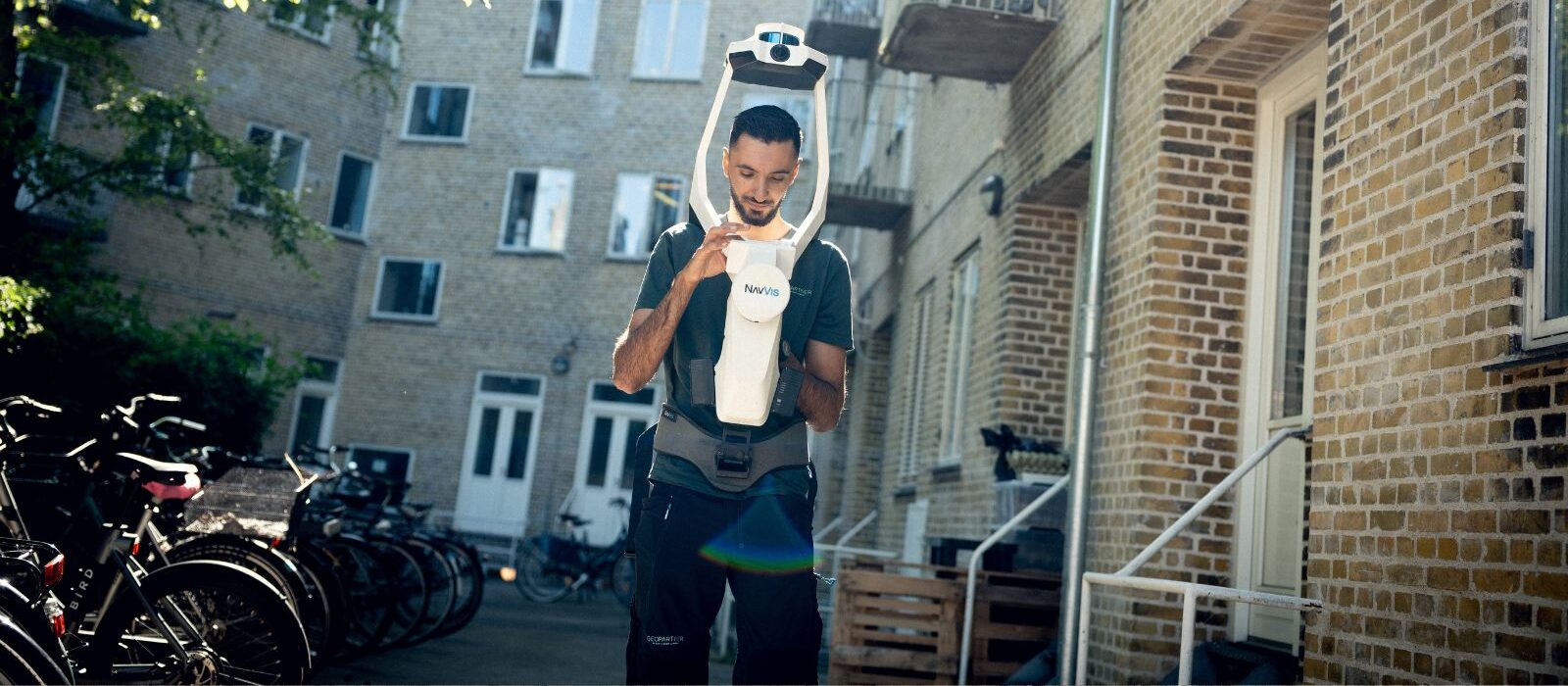 Detaljeret dokumentation af belægninger i et aktivt byrum