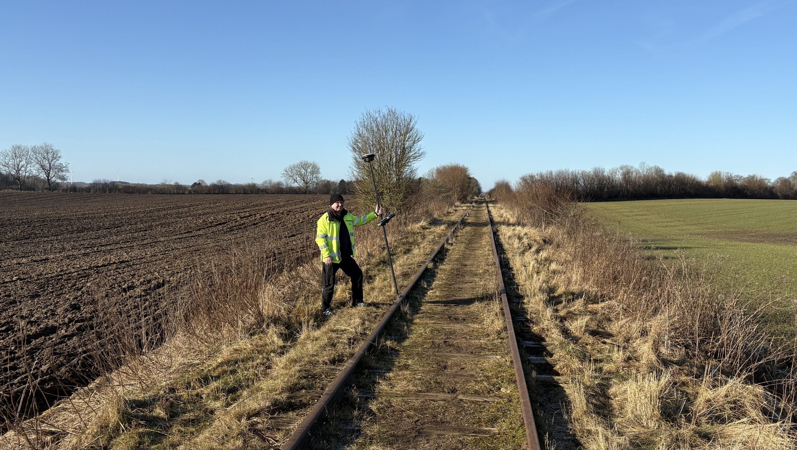 Opmåling af banestrækning